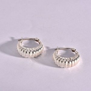 Sterling Hoop Earrings